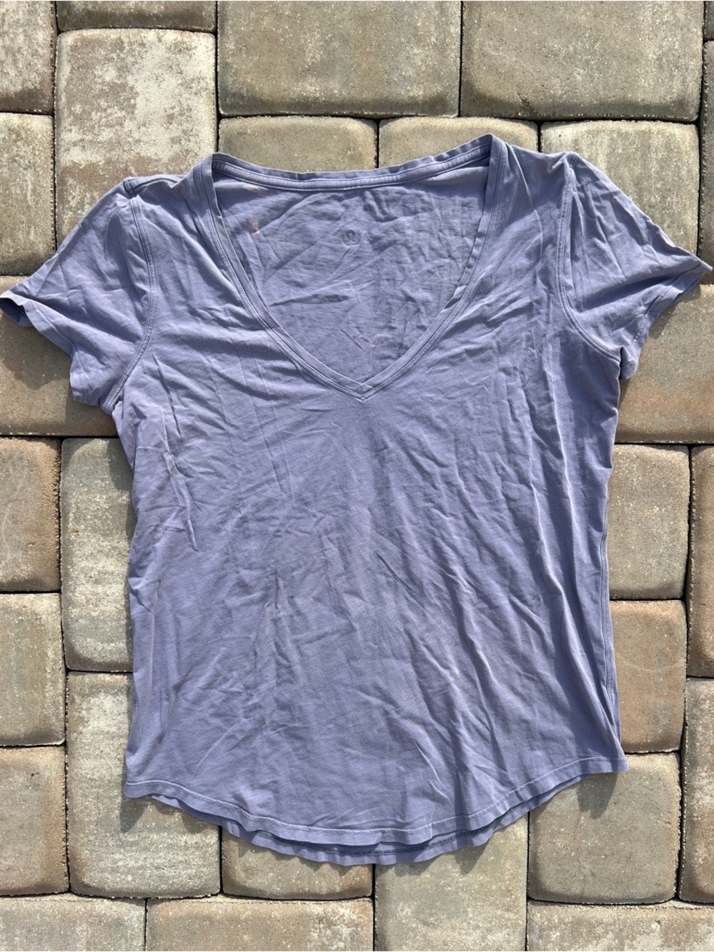 Lulu Lemon Women’s V-Neck Short Sleeve Top - Lavender